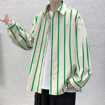 Dungi Camasi Barbati Maneca Lunga Japonez, Moda Toamna Rece Casual Streetwear Hip Hop Îmbrăcăminte Camisa Masculina Coreean Elegant