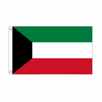 90x150cm Kuweit Pavilion Kuweit Drapelul Național Al Statului Kuweit Drapelul Național Imagine 2