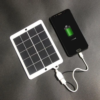 USB Panou Solar Portabil USB 5V Mini Încărcător Solar Panou de Alpinism Încărcător Rapid de Călătorie Telefon DIY Încărcător Solar Generator Imagine 2