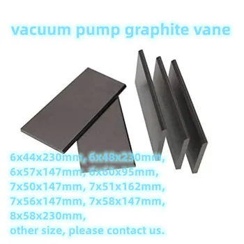În Stoc Grafit Vane 6mm,7mm,8mm Grosime Pompa de Vid Dedicat Carbon Blade/Grafit Lame Vid de Carbon Vane Pot Personaliza Imagine 2