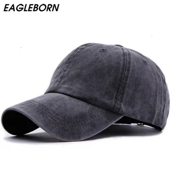 NOI Șapcă de Baseball Negru Bărbați Solid Moda Snapback Gorras Bumbac Pălării se Spală Pălăria Bărbați Femei Solide Stradă Simplu Sepci snapback hat