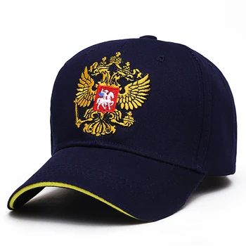 2021 Nou Unisex Din Bumbac În Aer Liber Șapcă De Baseball Rusă Emblema Broderie Snapback Sport De Moda Pălării Pentru Bărbați Și Femei Patriot Pac Imagine 2