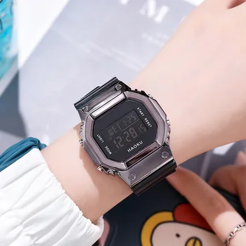 Bărbați Ceas Sport 2022 Moda Led ceas Electronic Bărbați Impermeabil Pătrat Ceas Digital Casual Femei Ceas