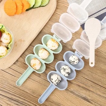 1buc DIY Copilul Minge de Orez Filtru DIY Sushi se Agită Mucegai Alimente pentru copii de Decorare pentru Copii masa de Prânz Mucegai Instrumente de Bucatarie Bento Accesorii Imagine 2