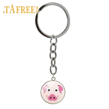 TAFREE Minunat Mini-Porc Breloc Breloc Fermecător pentru Copii Jucarii de Porc Cheie Lanț Titularul Breloc Copil Cadou Bijuterii PG01