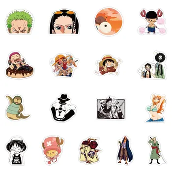 10/30/50Pcs Desene animate One Piece Luffy Autocolante Anime Autocolant Notebook Motocicleta, Skateboard Calculator, Telefon Mobil de Desene animate Toy Imagine 2