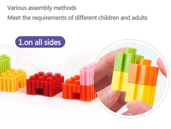 1120pcs 8*8mm Diamant Blocuri de 12 de Tipuri de culori ambalare Cutie 3D DIY Mici de Cărămidă Pentru Copii Jucărie de Învățământ pentru Copii Cadouri