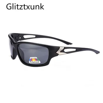 Glitztxunk Bărbați ochelari de Soare Polarizat Designer de Brand Oglindă Pătrată Retro Ochelari de Soare Barbati Sport de Conducere Ochelari de Oculos Gafas UV400 Imagine 2