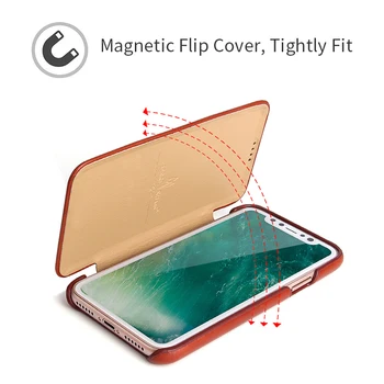 LANGSIDI de Lux magnetic Flip book case Pentru Iphone 14 13 12 pro max 11 Pro 8 xr x xs max din piele 360 plin proteja capacul