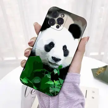 Chineză Urs Panda Telefon Caz Pentru iPhone 8 7 6 6S Plus X SE 2020 XR XS 14 11 12 13 Mini Pro Max Mobil Caz
