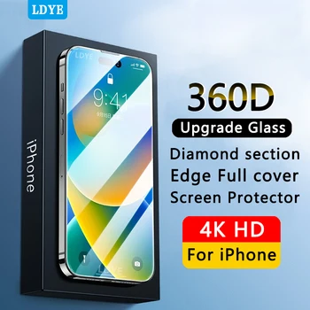 360D HD Complet Capacul din Sticla Temperata Pentru iPhone 13 12 11 PRO MAX Ecran Protector Pentru iPhone 14 Pro XS Max XR Sticlă de Protecție Imagine 2