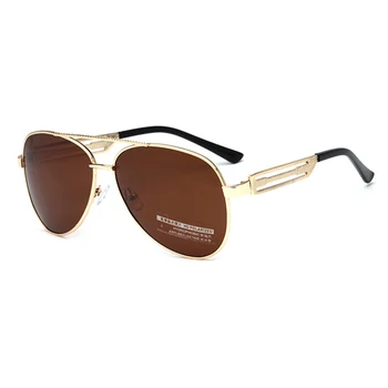 Psacss Polarizate Pilot de Epocă ochelari de Soare pentru Barbati Brand de Lux Designer de Ochelari de Soare Moda de sex Masculin de Conducere Ochelari gafas de sol hombre