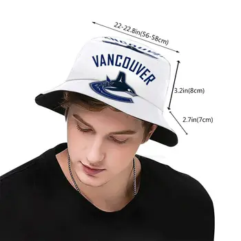 Vancouver Canucks-Coreean Doamnelor Soare În Aer Liber Pălărie Găleată Cu Capac Vancouver Echipa Sua Ne Canada Sport Hochei Pe Gheață Logo-Ul