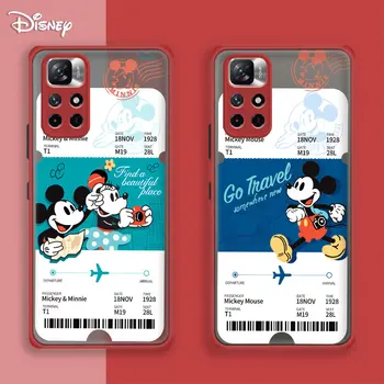Caz Coque pentru Xiaomi Redmi Note 8 9 10 11 9a 11s Pro 5G 5 Celular Greu Înapoi Mickey Minnie Mouse Disney Călătorie Shell Oficial