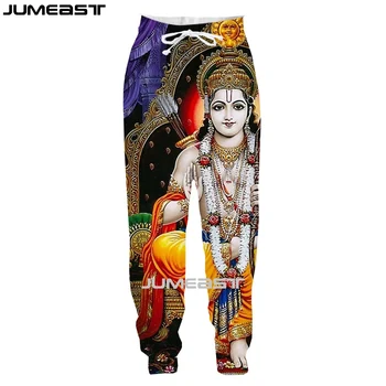 Jumeast Brand Bărbați Femei Imprimate 3D Domnul Shiva Supradimensionate Streetwear Casual Pantaloni Lungi de Trening Moda Primavara Toamna Pantaloni