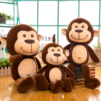 New Sosire 50/75cm Kawaii Maimuță de Pluș Soare Jucării Minunat Anime Perna Umplute Păpuși pentru copii pentru Copii Xmas Cadouri