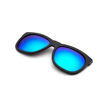Magnet Clip pe ochelari de Soare clip-on ochelari pătrați Obiectiv Bărbați Femei oglindă clip Ochelari de Soare Viziune de Noapte de Conducere retro de sol
