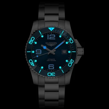 GUANQIN 2022 Nouă Ceasuri Barbati Top Brand de Lux Automatic Ceas Pentru Bărbați Mechanical Ceas de mana rezistent la apa 100M de sticlă de Safir