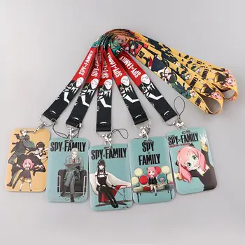 SPY×FAMILIE Anya Șnur Anime Desene animate Drăguț Curea de Gât Cheie Șnur Carte de IDENTITATE Sală de Telefon cu USB ID Titular DIY Lanyard-uri Imagine 2