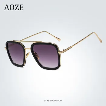2020 Moda Tony Stark Zbor 006 Stil de ochelari de Soare pentru Bărbați Piața de Aviație Design de Brand Ochelari de Soare Oculos De Sol UV400