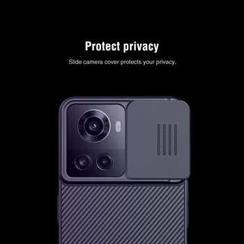 OnePlus ACE 5G Caz Nillkin Slide Camera de Caz de Protecție Lentilă Proteja Intimitatea Telefon rezistent la Socuri Capacul din Spate pentru Un Plus de Ace Shell