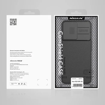 OnePlus ACE 5G Caz Nillkin Slide Camera de Caz de Protecție Lentilă Proteja Intimitatea Telefon rezistent la Socuri Capacul din Spate pentru Un Plus de Ace Shell Imagine 2