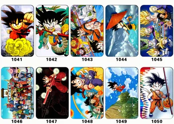Un Set de 10 de Animație Șapte Dragon Ball Autocolante Goku Student de Autobuz de Metrou Card Bancar Cristal Carte pentru Copii Drăguț Jucărie Autocolant Sac Imagine 2