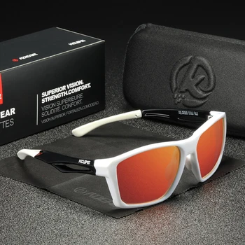 KDEAM New Sosire TR90 Material ochelari de Soare Sport Barbati Polarizati UV400 Strat de Ochelari de Soare de Pescuit Balamale Puternice Imagine 2
