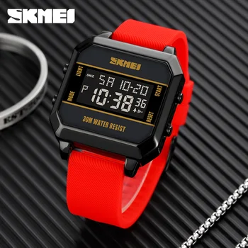 Noua Moda Sport Watch de Brand de Top SKMEI Bărbați Ceasuri Numărătoarea inversă Cronograf Ceasuri Digitale Pentru Om, Ceas Deșteptător Mens