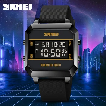 Noua Moda Sport Watch de Brand de Top SKMEI Bărbați Ceasuri Numărătoarea inversă Cronograf Ceasuri Digitale Pentru Om, Ceas Deșteptător Mens Imagine 2
