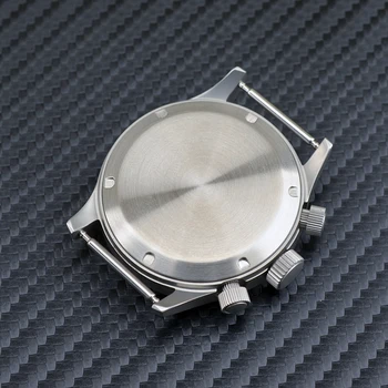 Baltany Quartz Cronograf VK61 Cronograf Rezistent la Apa 10ATM Tesatura Stil Militar Ceasuri de Epocă Imagine 2