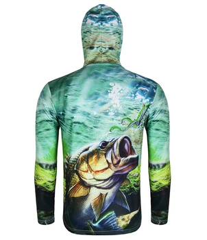 Bărbații Jumătate Slim Fit Cu Fermoar Hanorac Personalizat De Vânzare Fierbinte De Imprimare De Pescuit Tricou Rezistente La Ultraviolete Turneu De Pescuit Jersey Imagine 2