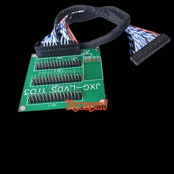 Yqwsyxl Semnal LVDS conector splitter LVDS un driver de placa de publicitate mașină de semnal 1 rândul 3 același ecran HD Imagine 2