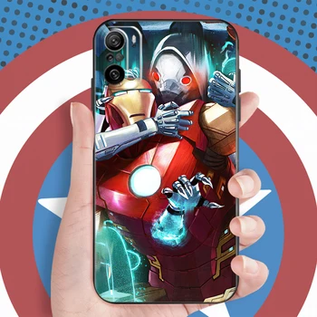 Spiderman Venin De Iron Man Pentru Xiaomi Redmi K40 Pro Gaming Caz De Telefon Funda Carcasa Spate Capac De Silicon Negru Coque