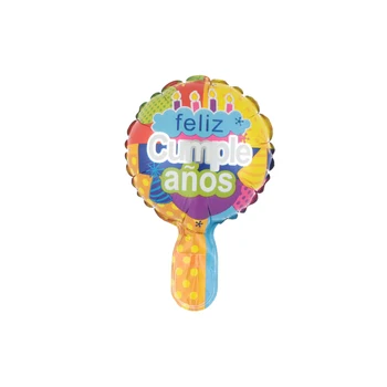 50pcs 6 inch spaniolă Fericit Ziua de nastere Folie, Baloane cu Heliu Feliz Cumpleanos Aer Baloes Eveniment Petrecere Decoratiuni Jucarii Aer Golobs