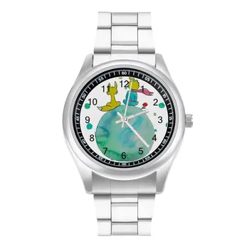 Micul Prinț Luna Cuarț Ceas Rotund Roman Fată Ceas De Mână De Design Inoxidabil De Afaceri Nou Ceas De Mână