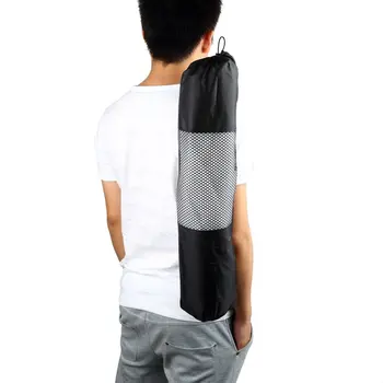 Portabil de Yoga, Pilates Mat sac de Nailon Transport Plasă de Centru Curea Ajustabilă Transporta Bagaje de Rulare Tip de Vid Comprimat Saci