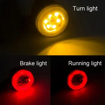 2 buc Motociclete de CONDUS Modificat Direcția de Lumină ATV-uri Rândul său, Marșarier DRL Zi, Ori de Funcționare Semnal de Ceață Lgiht Indicatori Lampa