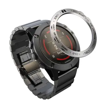 BEHUA Moda Inel Bezel Styling Caz Pentru Garmin Fenix 5 / Fenix 5X / 5 plus ceas inteligent cadru metalic Adeziv Capac de Protecție