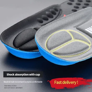 Sport Branțuri pentru Pantofi Unic Absorbție de Șoc Deodorant Respirabil Model Tălpile Interioare de Funcționare Arc Bărbați Picioare Pantofi de Sport Pad Imagine 2