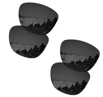 SmartVLT 2 Perechi de ochelari de Soare Polarizat Lentile de Înlocuire pentru Oakley Frogskins Stealth Negru și Stealth Black Imagine 2