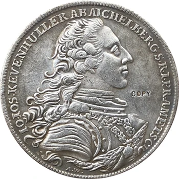 1771 Austria 1 Thaler monede copia 41.7 MM Imagine 2