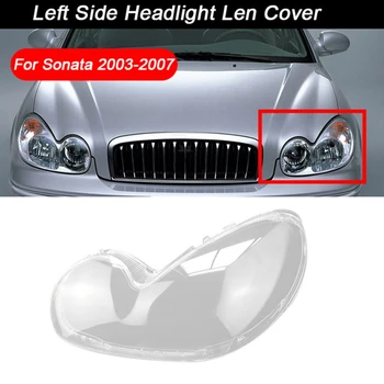 Far auto Shell abajurul Capac Transparent de Sticla Farurilor Cap Lumina Lămpii Capacul Obiectivului pentru Hyundai Sonata 2003-2007