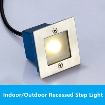Piscină Interioară LED Pas Lumina Impermeabil Scara de Perete de Lumină Încorporat în Subteran Lumina Punte Rampei 85-265V IP67 Imagine 2