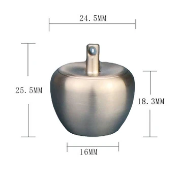 Mini Oțel Inoxidabil Etanșare Sticlă rezistent la apa Sticle Formă de Picătură de Apă Capsula aer liber Camping EDC Instrument de Titan Sigilate Pastila Caz Imagine 2