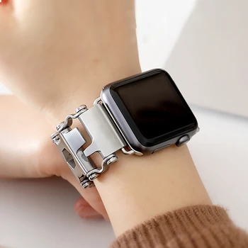 Pentru Apple Watch 6 5 4 3 2 Instrument combinație Gadget-uri 304 din Oțel Inoxidabil Periat Design Unic Watchband iWatch Benzi Fran-52bd Imagine 2