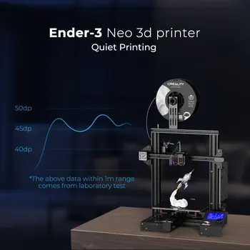 Cele mai noi Creality Imprimantă 3D Ender-3 Neo Actualizat cu CR Atingere Auto-nivelare Full-metal Bowden Extruder Mari Ondulat radiator Imagine 2