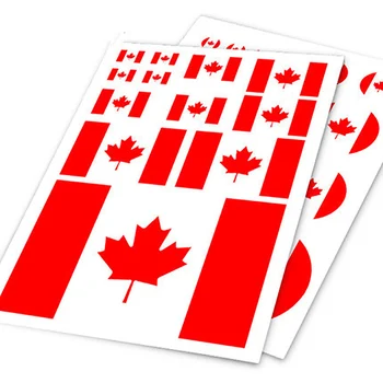 Steagul Canadei Canada Arțar Auto Motociclete Auto Personalizat Decal Set Autocolant Zgârietură Pe Capacul Ipad Notebook Laptop La Îndemână Styling Auto Imagine 2