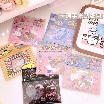 45pc/pachet Desene animate Kuromi Melodie PVC autocolante adezive autocolant pachet DIY de mână contul de telefon mobil autocolante decorare