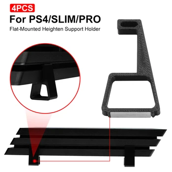 4BUC Plat Montat Spori Sprijinul Titularul Stand Orizontal de Răcire Picioare Pentru PS4/SLIM/PRO Non-alunecare Silicon Disipare a Căldurii de Bază Imagine 2